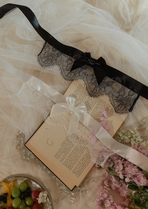 Lace Bow Tie Eye Mask