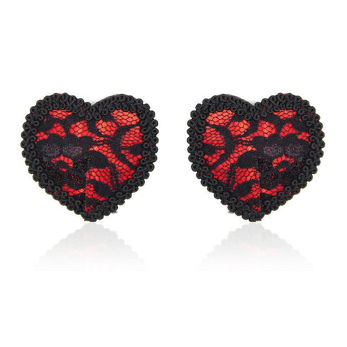 Heart-shaped Lace Nipple Covers