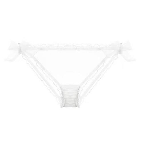 Lace Trim Sheer Panties